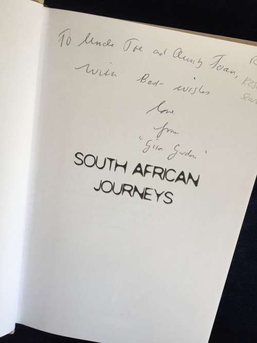 South African Journeys by Gita Gordon | Inscribed and signed by the author