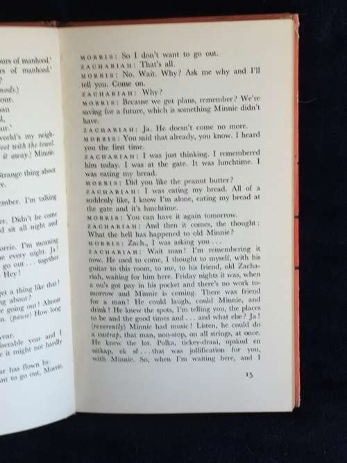 The Blood Knot by Athol Fugard ~ A Play in Seven Scenes | Scarce First Edition 1963