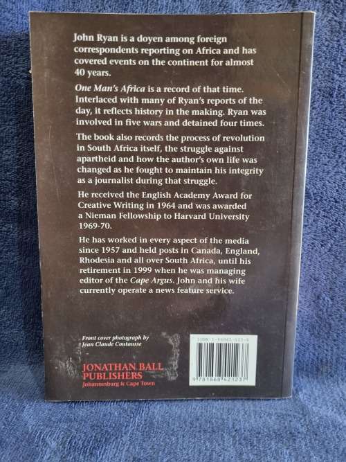 One Man`s Africa by John Ryan