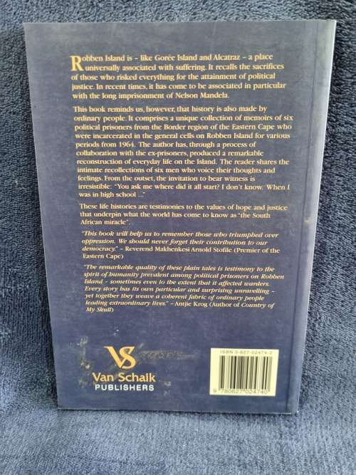 Plain Tales from Robben Island by Jan K Coetzee