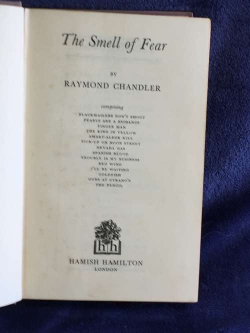 The Smell of Fear by Raymond Chandler | First Edition 1965