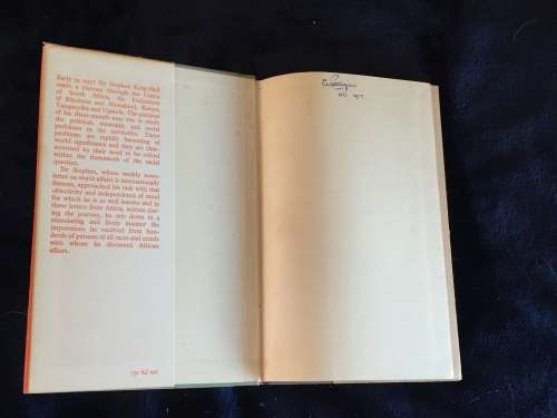 Letters From Africa by Stephen King-Hall | Rhodesiana