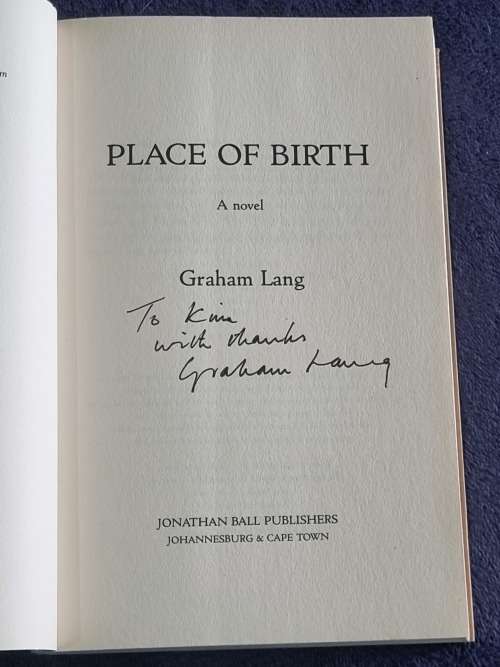 Place of Birth by Graham Lang  | Rhodesiana