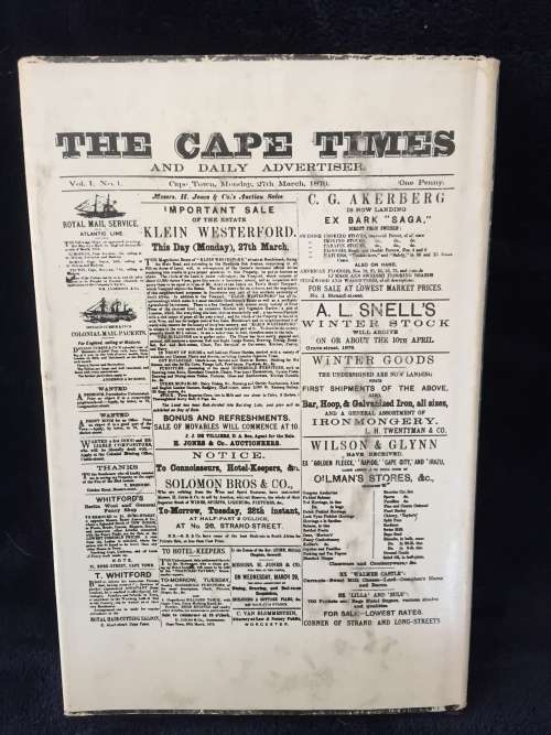 Some Beginnings by Gerald Shaw | The Cape Times 1876-1910