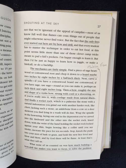 Shouting at the Sky: Troubled Teens and the Promise of the Wild by Gary Ferguson