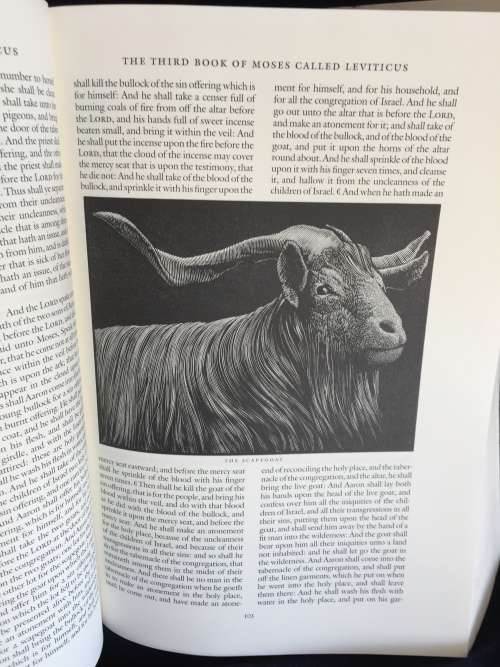 The Holy Bible: A Facsimile Of The Pennyroyal Caxton Edition of King James Version by Barry Moser