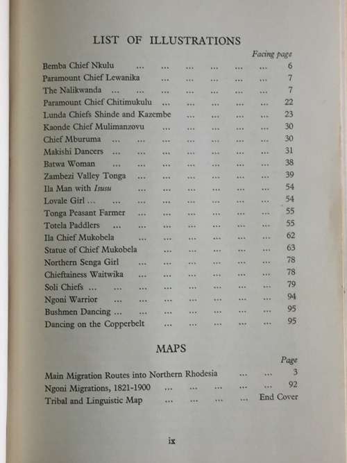 The Tribes of Northern Rhodesia by WV Brelsford 1956 Great photos | Rhodesiana