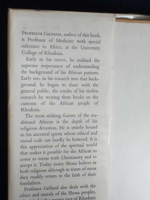 African Crucible by Michael Gelfand | An ethico-religious study ... Shona-speaking people