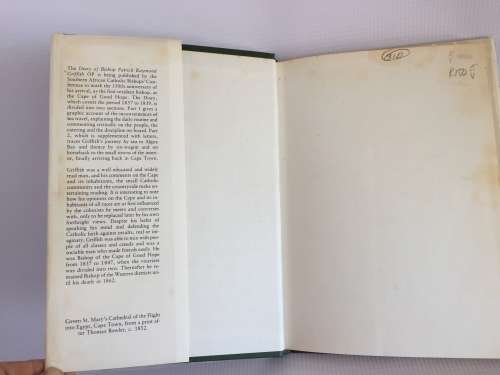 The Cape Diary of Bishop Griffith by J B Brain | 1837 - 1839