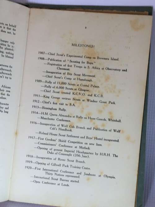 The South African Boy ~ Boy Scout Movement Western Division of the Cape Province 1928