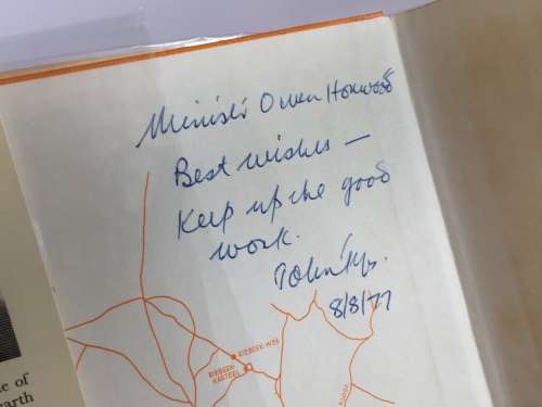 Know Your Cape by John Muir 1975 | Inscription to Min Owen Horwood from unknown signature
