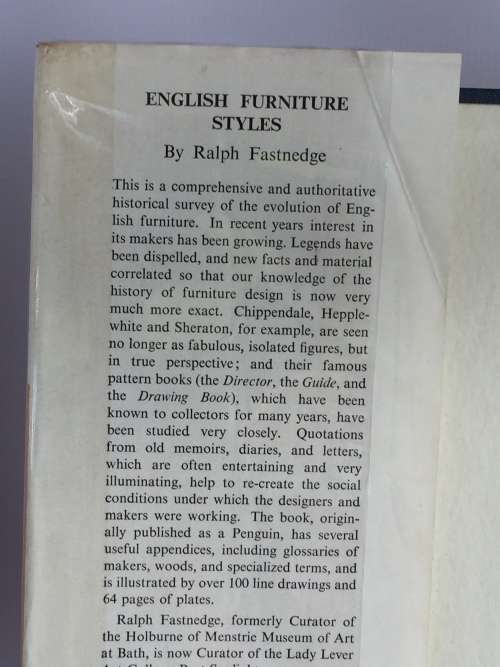 English Furniture Styles by Ralph Fastnedge