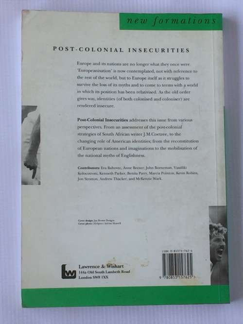 Post-Colonial Insecurities by Judith Squires | New Formations No 21 Articles JM Coetzee