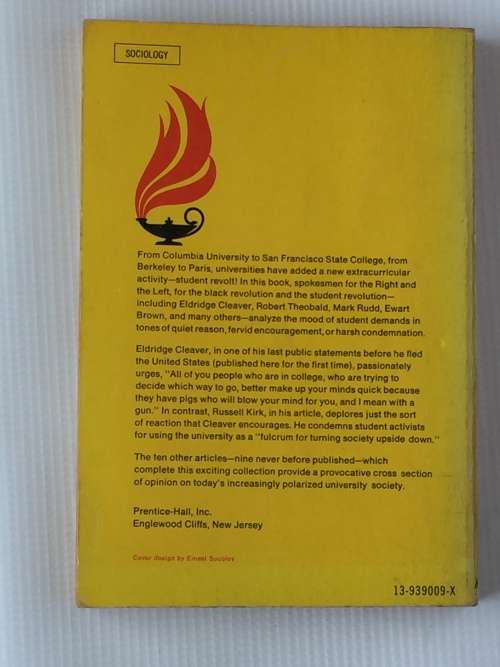 The University and Revolution by Gary R Weaver and James H Weaver