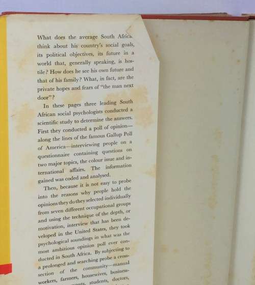 Anatomy of South Africa by Dr W Hudson | A Scientific Study of Present Day Attitudes