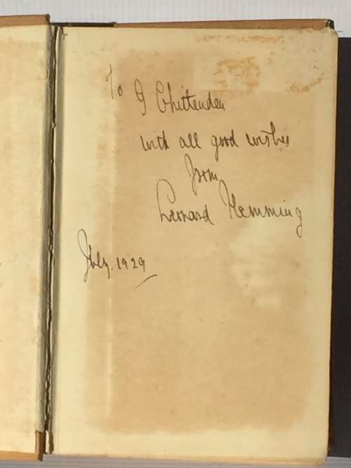 Fun on the Veld Leonard Flemming | Signed and Inscribed by Leonard 1929