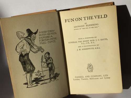 Fun on the Veld Leonard Flemming | Signed and Inscribed by Leonard 1929
