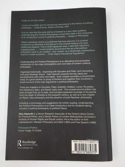 Understanding the Political Philosophers: From Ancient to Modern Times by Alan Haworth