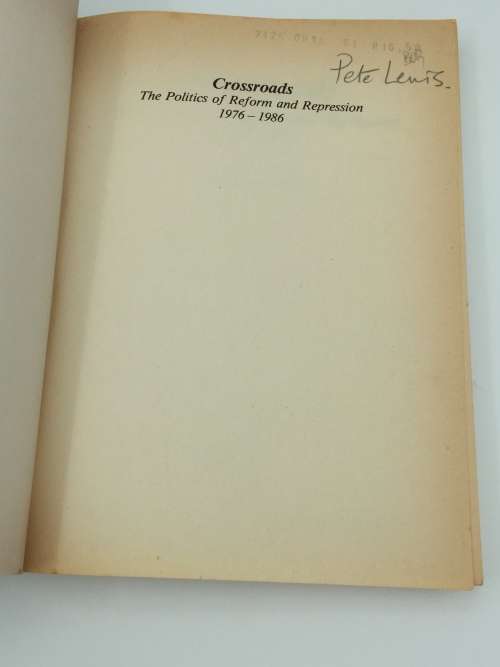Crossroads by Josette Cole | The Politics of Reform and Repression 1976 - 1986 | Struggle