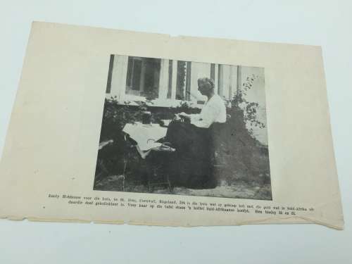 Tot Nagedagtenis van Emily Hobhouse deur Dr N J Van Der Merwe