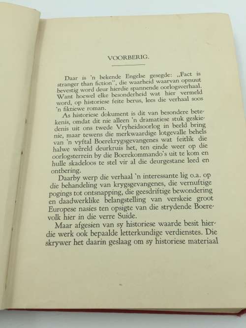 Terug na Kommando - L A Visagie Eerste Uitgawe 1932 | Avonture van Willie Steyn en vier ...