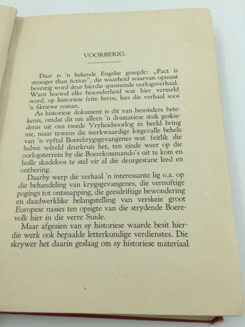 Terug na Kommando - L A Visagie Eerste Uitgawe 1932 | Avonture van Willie Steyn en vier ...