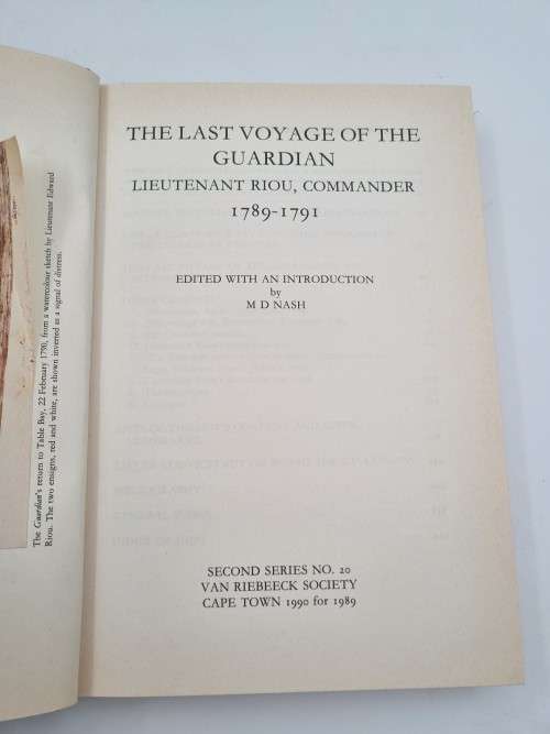 The Last Voyage of the Guardian by M D Nash | VRS No 20