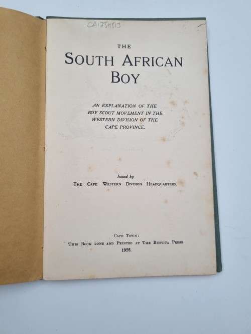 The South African Boy by The Cape Western Division Headquarters
