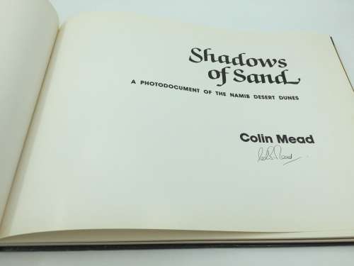 Shadow of Sand by Colin Mead - Signed | A Photodocument of the Namib Desert Dunes