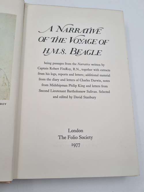 A Narrative of the Voyage of H M S Beagle by Captian Robert Fitzroy, R N
