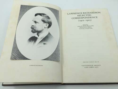 Lawrence Richardson Selected Correspondence by Arthur M Davey | VRS / VRV Second Series No 11 - 8