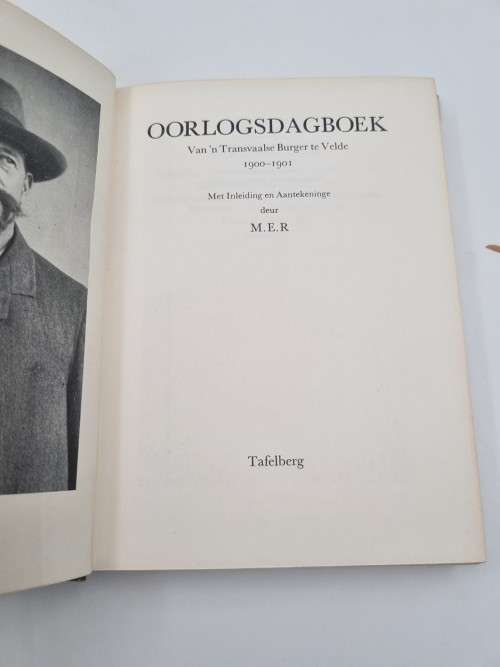 Oorlogsdagboek deur M E R | Van n Transvaalse Burger te Velde 1900 - 1901