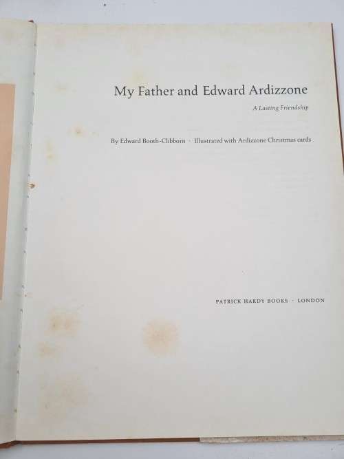 My Father and Edward Ardizzone by Edward Booth-Clibborn | A Lasting Friendship