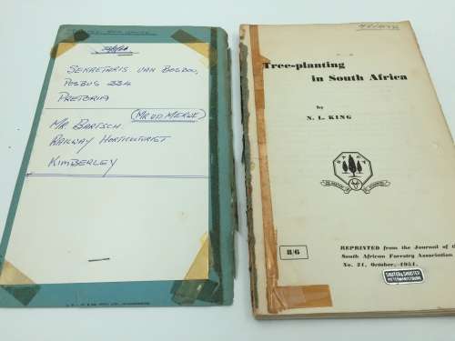Tree-planting in South Africa by NL King 1952 | Poor Condition