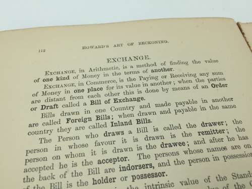 Howards Art of Reckoning 1895