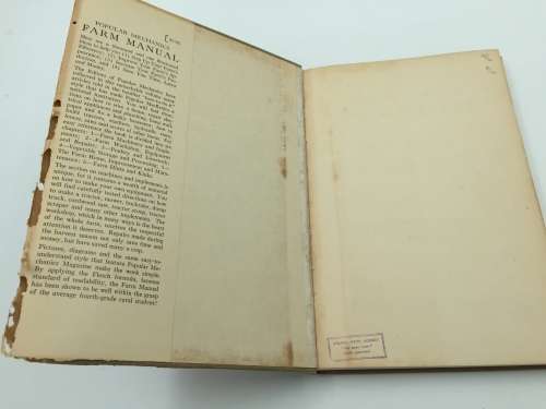 Popular Mechanics Farm Manual 1947 First Edition
