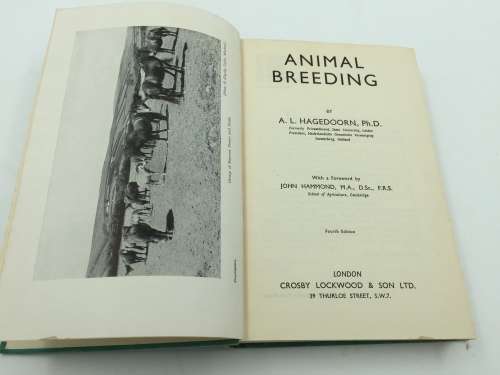 Animal Breeding - A. L. Hagedoorn | Fourth Edition 1950