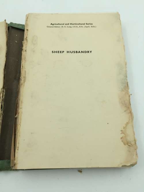 Sheep Husbandry by Allan Fraser 1949 | Poor Condition