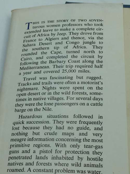 Jeopardy and a Jeep: Africa Conquered by Two Women Professors ~ Dorothy Rogers