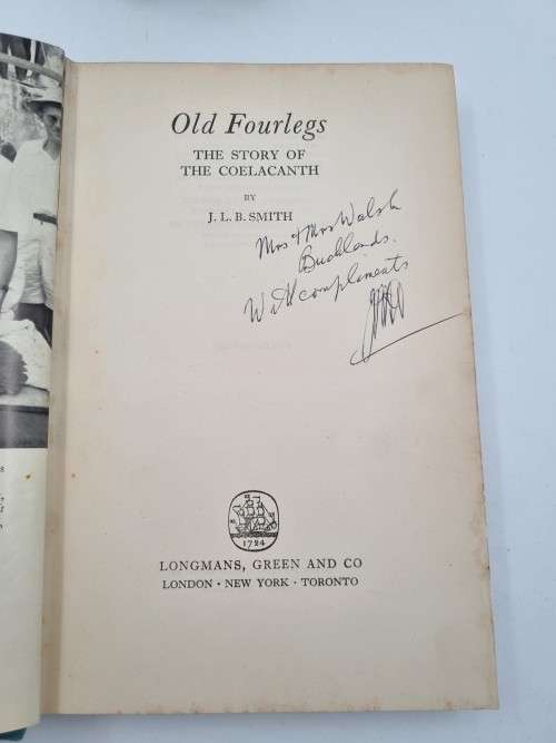 Old Fourlegs by J L B Smith | The Story of the Coelacanth