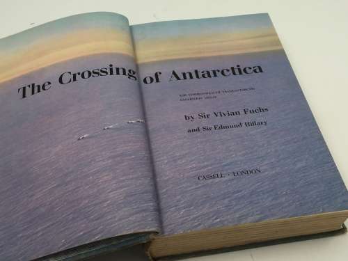 The Crossing of Antarctica by Sir Vivian Fuchs and Sir Edmund Hillary 1958 | Great maps and photos