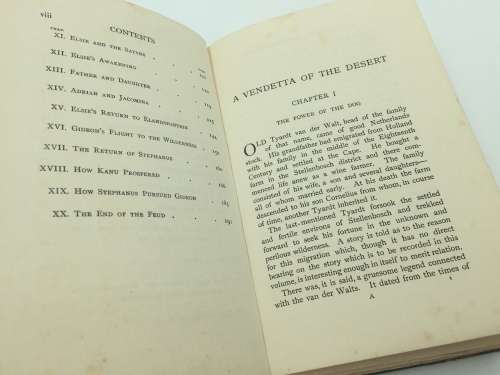 A Vendetta of the Desert William Charles Scully  | First Edition 1898  Scarce