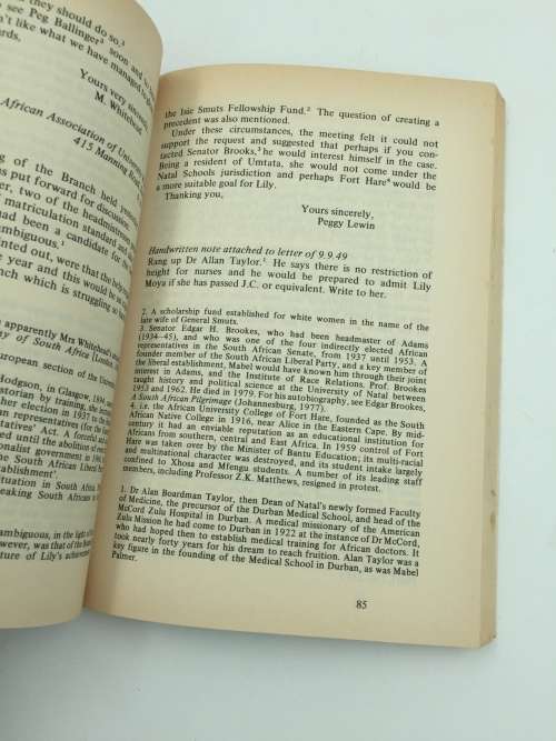 Not Either an Experimental Doll | Edited by Shula Marks | Killie Campbell Africana Library