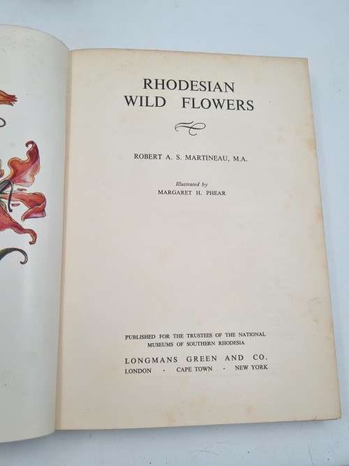 Rhodesian Wild Flowers by Martineau and Phear  | Rhodesiana