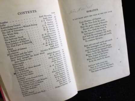 Poems of Action | Selected by V. H. Collins 1913 Oxford University Press First Edition Poems of Act