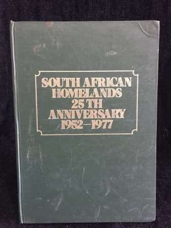 Swart Tuislande in Suid-Afrika by T. Malan and P.S. Hattingh | 25th Anniversary 1952-1977
