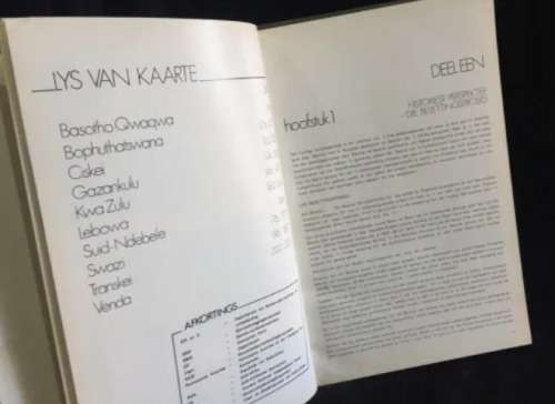 Swart Tuislande in Suid-Afrika by T. Malan and P.S. Hattingh | 25th Anniversary 1952-1977