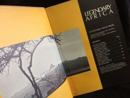 Legendary Africa in Pictures and Prose