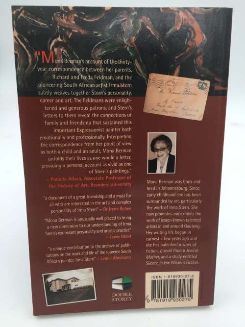 Remembering Irma ~ Mona Berman | Irma Stern A Memoir with Letters First Edition 2003
