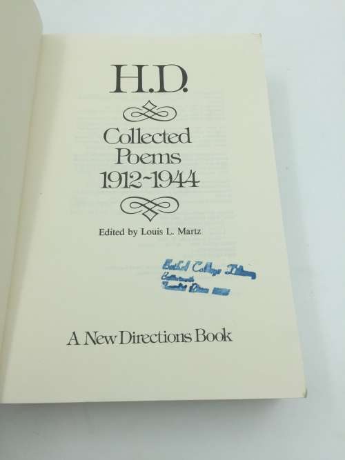 HD Collected Poems 1912-1944 | Hilda Doolittle